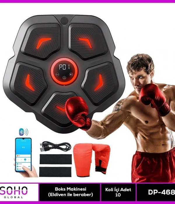 Boks Makinesi Eldiven İle Beraber