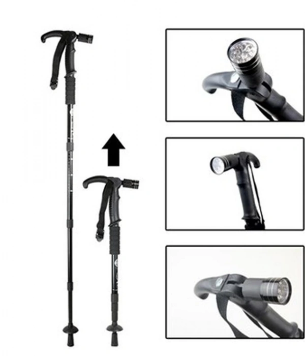 Boya Göre Ayarlı Işıklı Yürüyüş Bastonu Wt-002