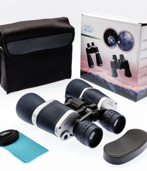 Breaker 7x50 Güneş Filtreli Profesyonel El Dürbünü 1000m/56m – Mavi