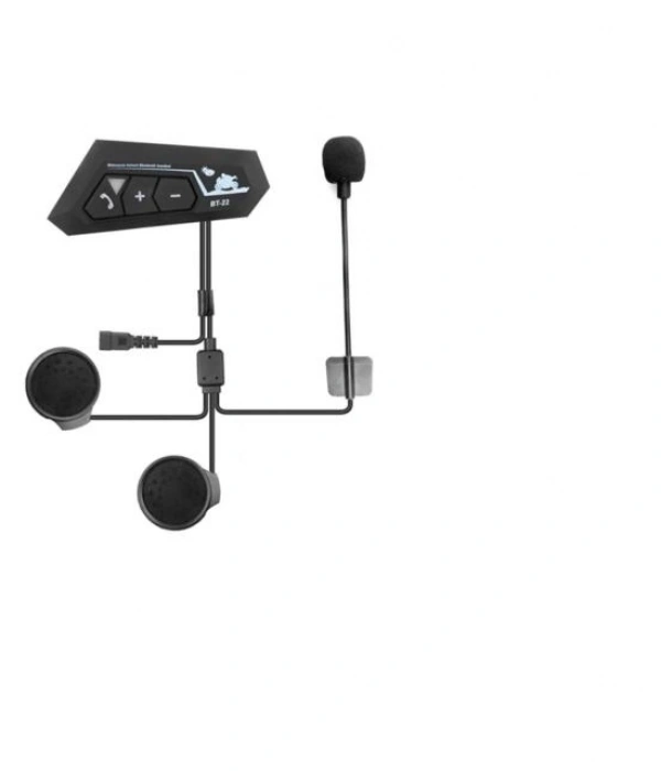 Bt22 Kask Kulaklık Bluetooth Motosiklet Kulaklık 5.0 Bluetooth Interkom Motorsiklet Kulaklık