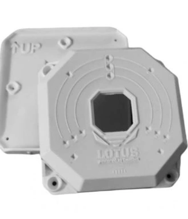 CAM BOX LOTUS JB-411 BEYAZ PLASTİK KARE BUAT (TABAN DAHİL)
