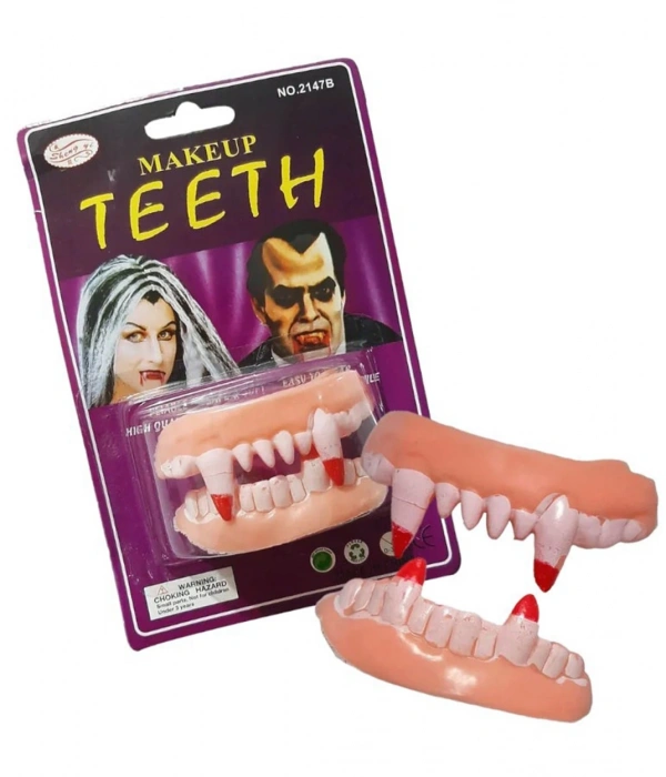 Çift Damak Yumuşak Vampir Dişleri 1 Çift