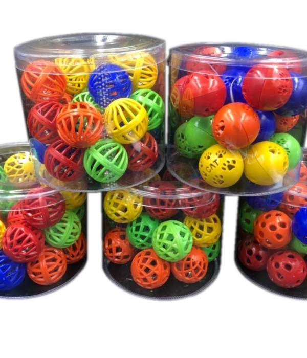 Çıngıraklı Kedi Topu 100 Adet