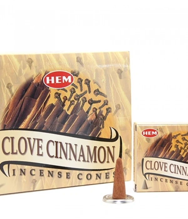 Clove Cinnamon Aromalı Konik Tütsü