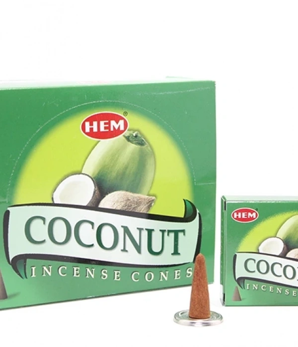 Coconut Aromalı Konik Tütsü