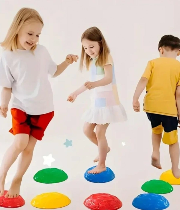 Çocuk Yarım Küre denge Ve Koordinasyon Adası 6 Lı Set