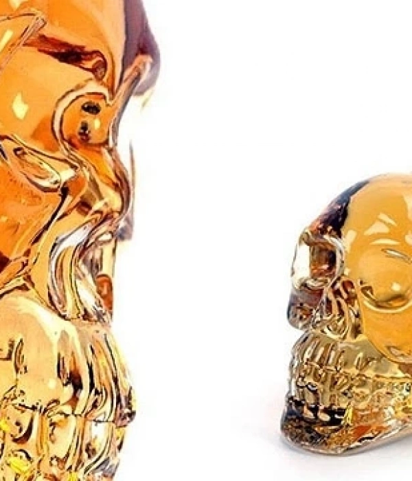 Crystal Head Kuru Kafa Cam Şişe 350 Ml