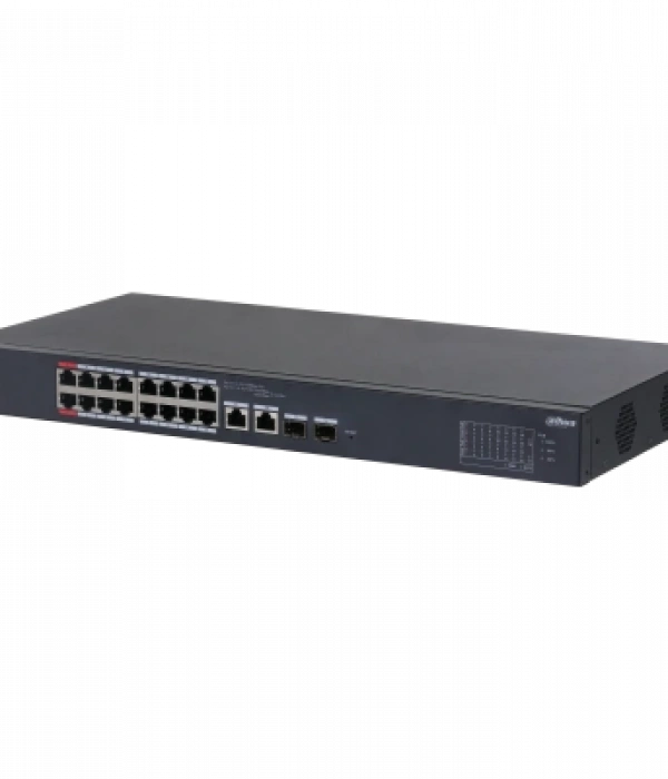 DAHUA CS4218-16ET-240 16 PORT 16XFE-2XGE-2XGE/SFP YÖNETİLEBİLİR 240W POE SWİTCH