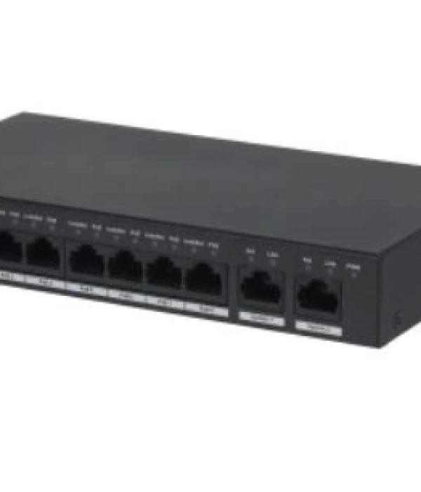 DAHUA PFS3010-8ET-96-V2 8 PORT 8XFE-2XGE 96W POE SWİTCH