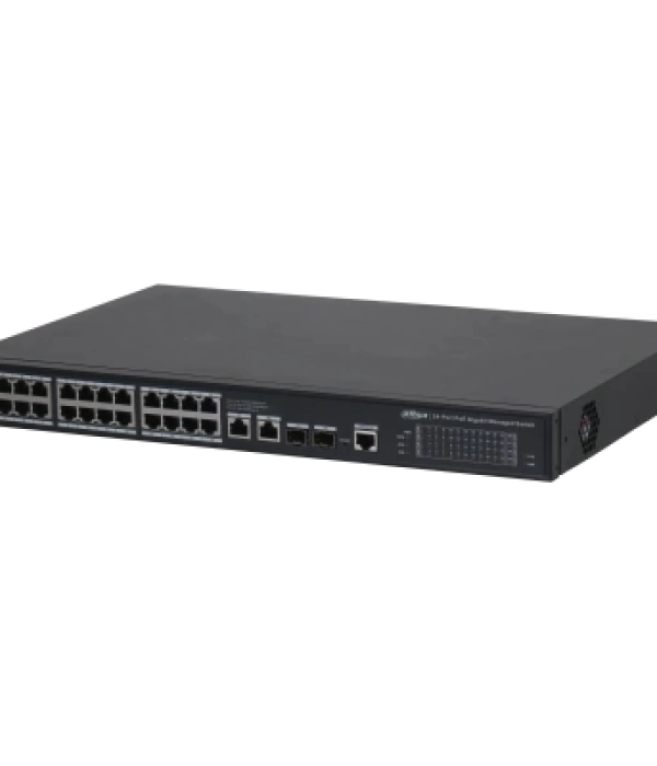 DAHUA S4228-24GT-360 24 PORT 24XGE-2XGE-2XGE/SFP YÖNETİLEBİLİR 360W POE SWİTCH