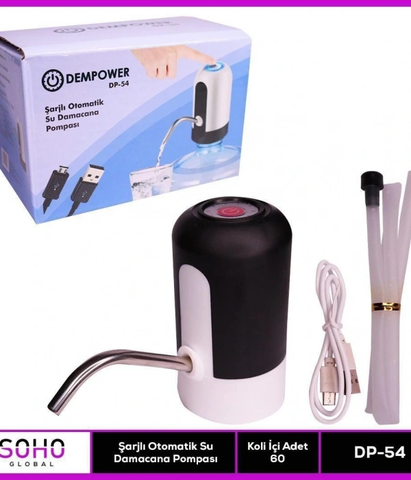 Damacana Pompası Şarjlı