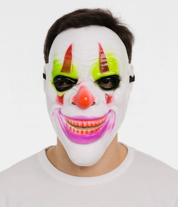 Delirten Gülüş Psikopat Palyaço Temalı Joker Maskesi