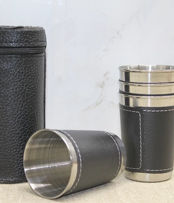 Derili Kılıflı 4lü Shot Bardak Alk3925