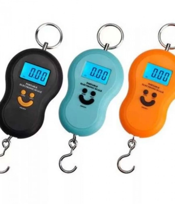 Dijital Çengelli Gülen Yüz Tartı Portatif El Kantarı