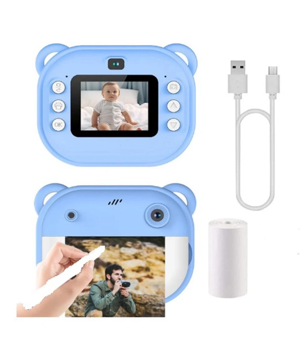 Dijital Video Kayıt Fotoğraf Çocuk Kamerası Anlık Termal Resim Kağıt Baskılı