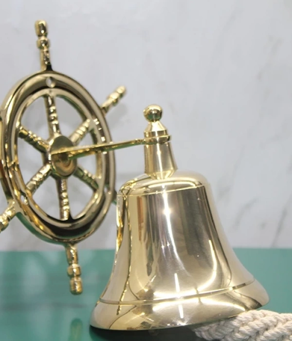 Dümenli Pirinç Duvara Asmalı Çan 4141