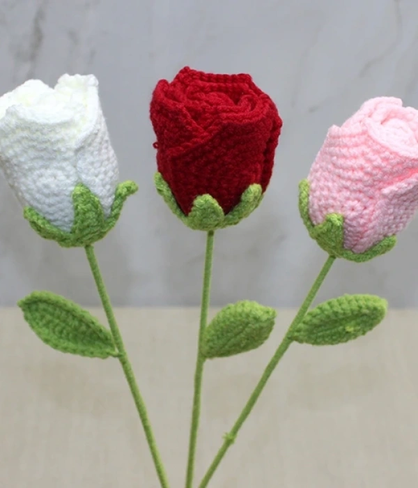 El Örgüsü Tekli Gül Alk4972