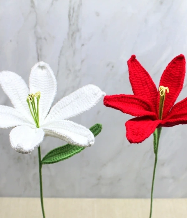 El Örgüsü Zambak Çiçeği Alk4970