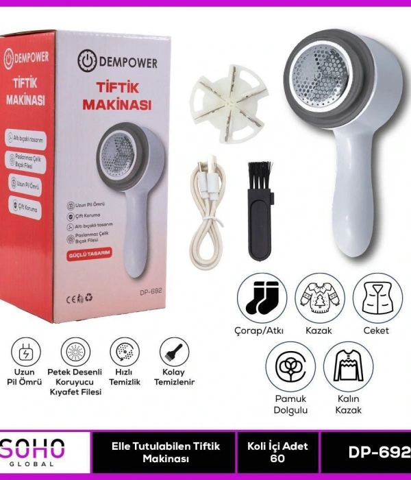 Elle Tutulabilen Tiftik Makinesi