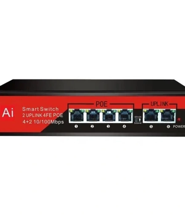 EZCOOL EZ-04PSE 4PORT 4FE+2FE MEGABİT POE SWİTCH 65W