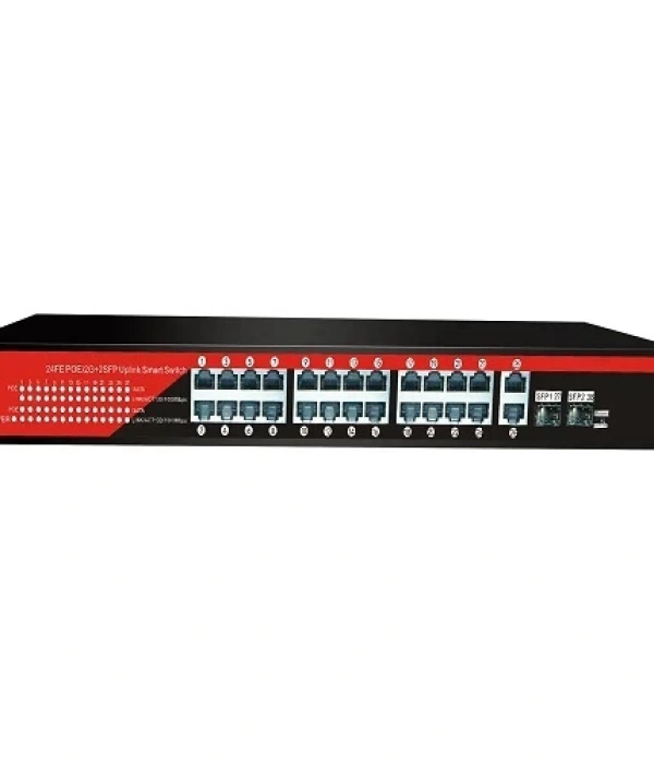 EZCOOL EZ-24PSF-SFP 24PORT 24FE+2GE+2SFP GİGABİT POE SWİTCH 320W