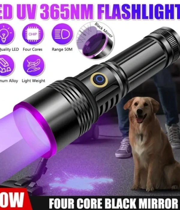 F-365 Uv 20w Şarjlı 26650 Pilli Profesyonel El Feneri