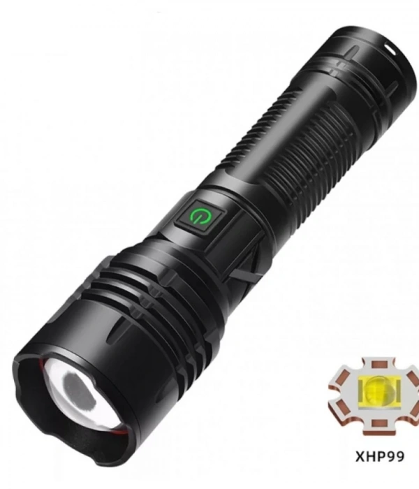 F-38  Yüksek Güç Ultra Spot Uzun Menzilli El Feneri Şarj Edilebilir Led   Güçlü El Fener Aydınlatma