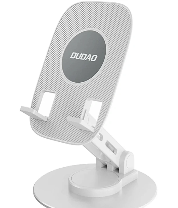 F17s  Masaüstü Telefon Tutucu Döner Tabanı Alüminyum Paslanmaz Çelik Katlanabilir