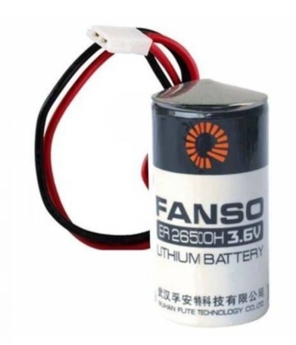 Fanso Er26500h Kablolu Konnektörlü (51005-2p) 3.6v Lithium Pil (li-socl2)