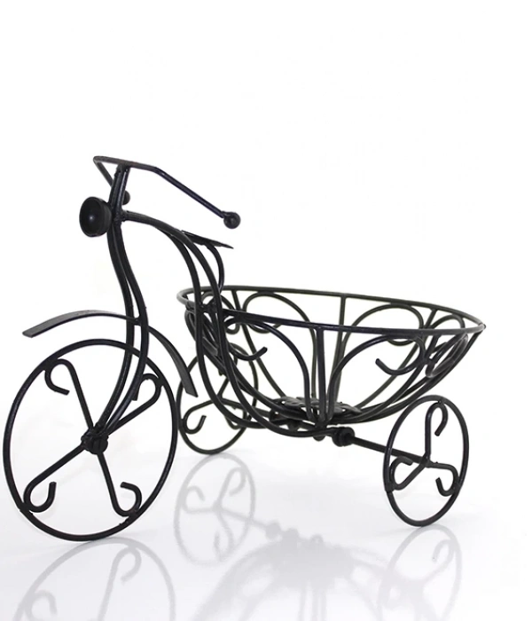 Ferforje Dekoratif Bisiklet Çiçeklik St00077