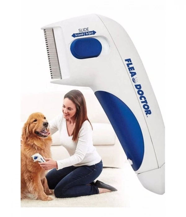 Flea Doctor Kedi Ve Köpekler İçin Pilli Pire Tarağı