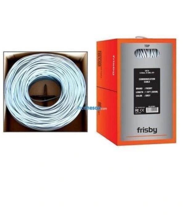 FRISBY FR-CAT601 UTP 23 AWG NETWORK KABLO 305 METRE