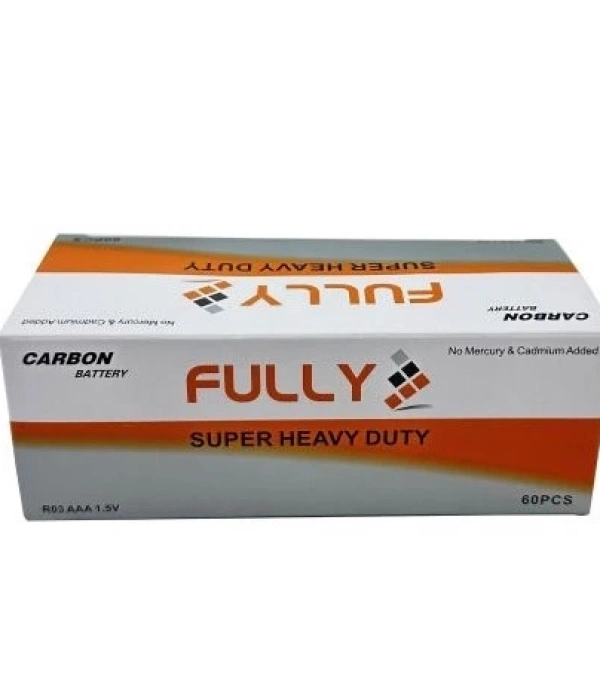 Fully Aaa Süper Heavy Duty İnce Kumanda Pil 60 Adet