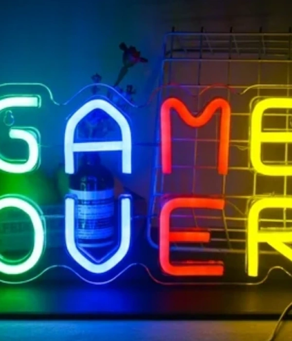 Game Over Yazılı Neon Led Mz-n3