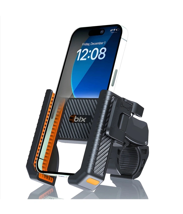 Gidon Bağlantılı Bisiklet Motosiklet İçin Esnek Abs 4-7.8″ İnç Telefon Tutucu 360° Dönebilen Tasarım
