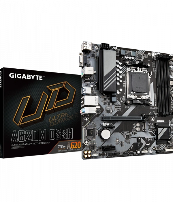 GIGABYTE A620M DS3H DDR5 6400Mhz(OC) M.2 mATX AM5