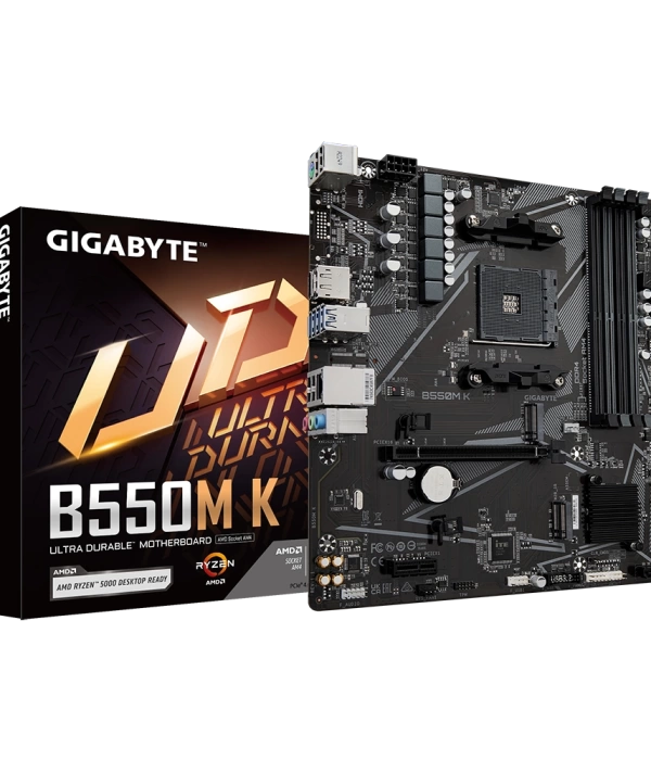 GIGABYTE B550M K DDR4 4733MHz(OC) HDMI M.2 DP mATX AM4