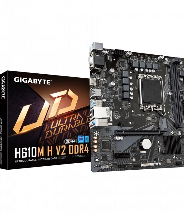 GIGABYTE H610M H V2 DDR4 3200Mhz(OC) M.2 mATX 1700p