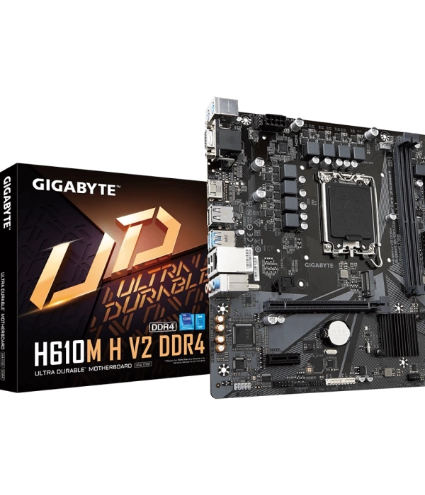 GIGABYTE H610M H V2 DDR4 3200Mhz(OC) M.2 mATX 1700p
