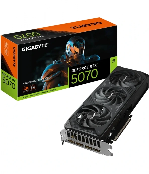 GIGABYTE RTX5070 WINDFORCE GV-N5070WF3OC-12GD VGA