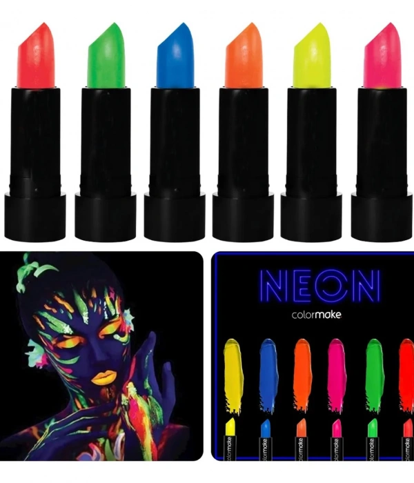 Glowpaint 6’lı Neon Boya – Uv Işıkta Parlayan Makyaj Seti