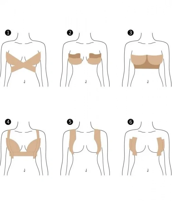 Göğüs Dikleştirme Bandı S Beden 2.5 Cm.