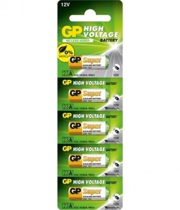 Gp 23a V23ga Mn21 12v Alkalin Pil Kepenk Anahtar Pili Beşli Paket
