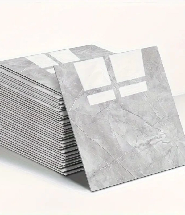 Gri Mermer Desen Duvar Sticker (30*30)