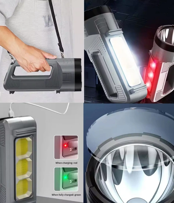 Güçlü Şarjlı Fener Masa Lambası  Wt-603