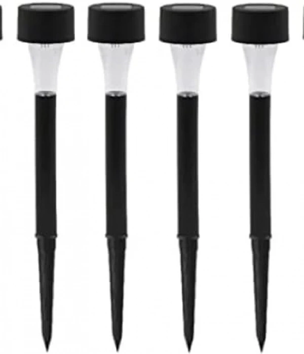 Güneş Enerjili Bahçe Lambası Plastik Saplama 10lu Set