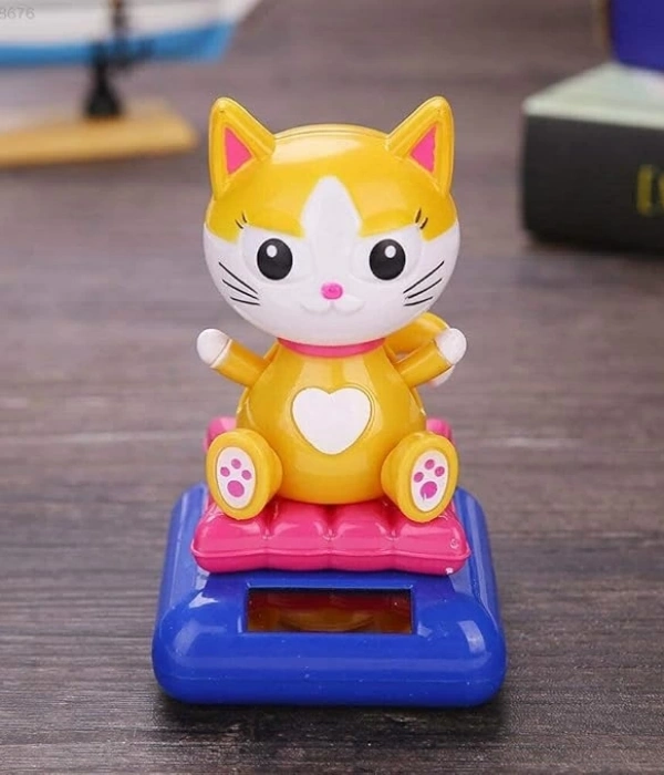 Güneş Enerjili Solar Sallanan Kedi