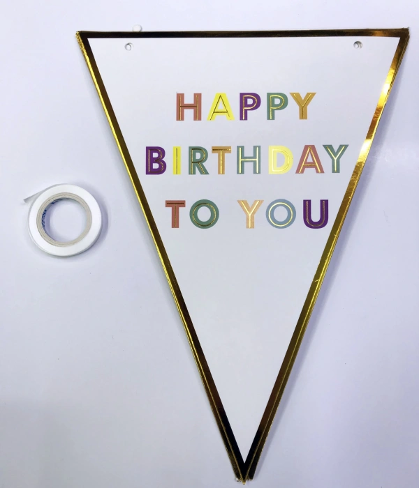 Happy Birthday To You Flama Bayrak Süs