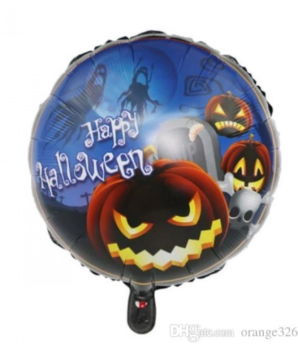 Happy Halloween Balkabağı Folyo Balon 18 İnç