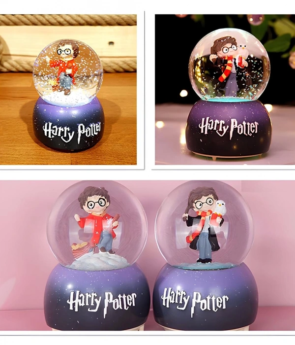 Harry Potter Üflemeli Işıklı Müzikli Kar Küresi Orta Boy Alk3119